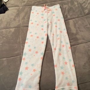 Girls size medium fleece pajama pants